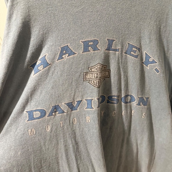 VTG Harley Davidson Rossiter's Sarasota FL Distressed Graphic Tee Size XL - Picture 2 of 16